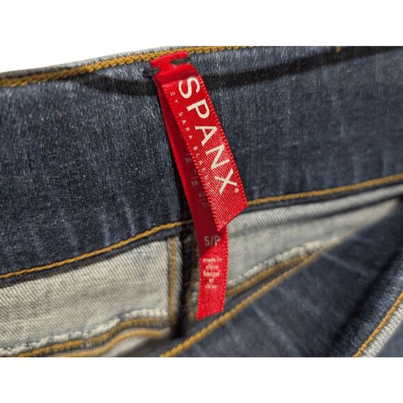 SPANX Distressed Skinny Jeans Size Small Petite - Picture 4 of 4